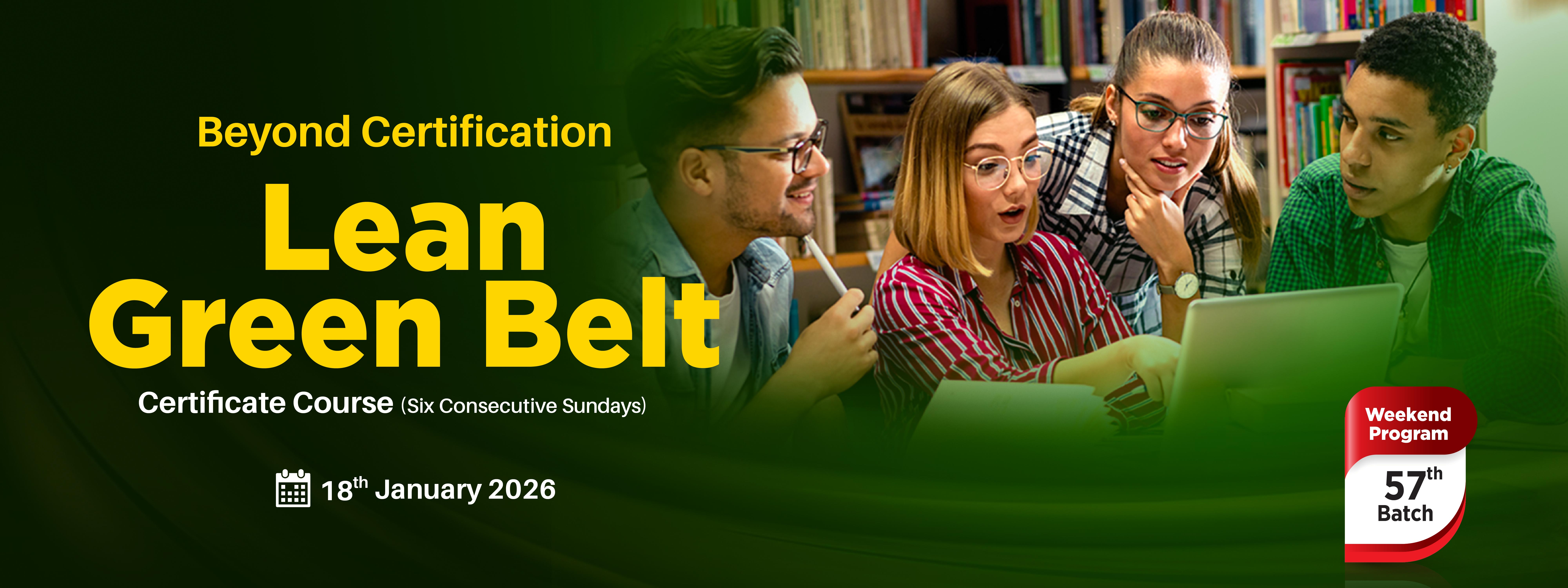 Lean Green Belt Certificate Course